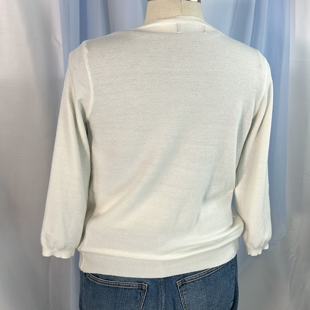 Kancy Kole ivory open front long sleeve super soft cardigan medium - Picture 2 of 12